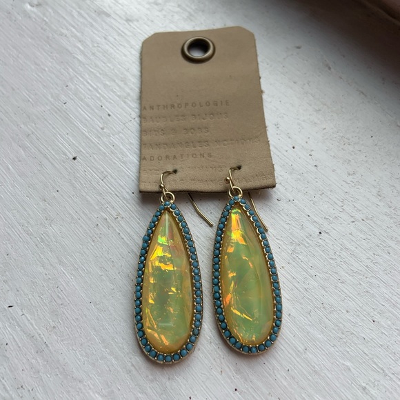 Blue | Translucent Statement Earrings - Picture 3 of 4